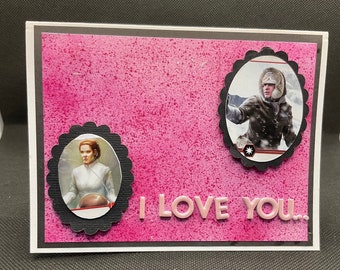 Star Wars Theme Valentines Day Card