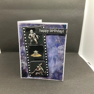 Star Wars dimensional Happy Birthday Card