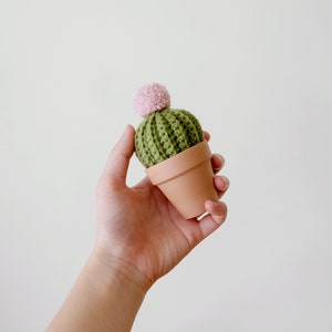 Mini Crocheted Cacti Trio image 5