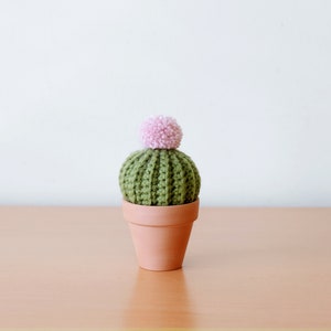 Mini Crocheted Cacti Trio image 4