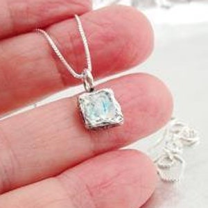 Square Roman Glass Necklace main image 0