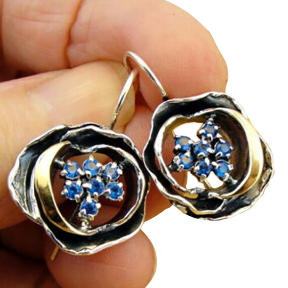 Orecchini a forma di rosa, in argento Sterling 925, ipoallergenici, graziosi orecchini a forma di fiore, regali per donne e ragazze, Argento sterling