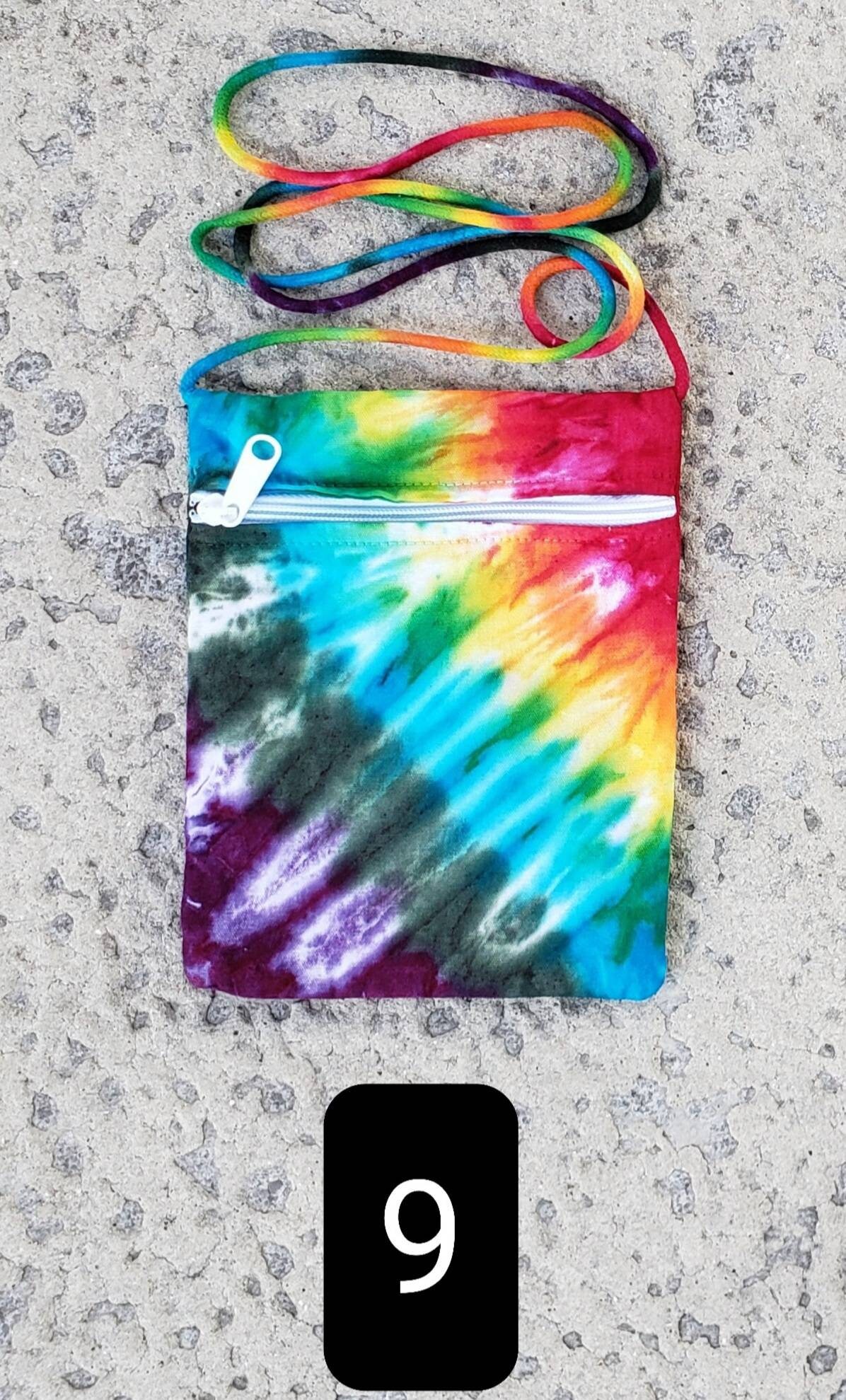 Tie Dyed Small Lined Shoulder Bags Etsy UK