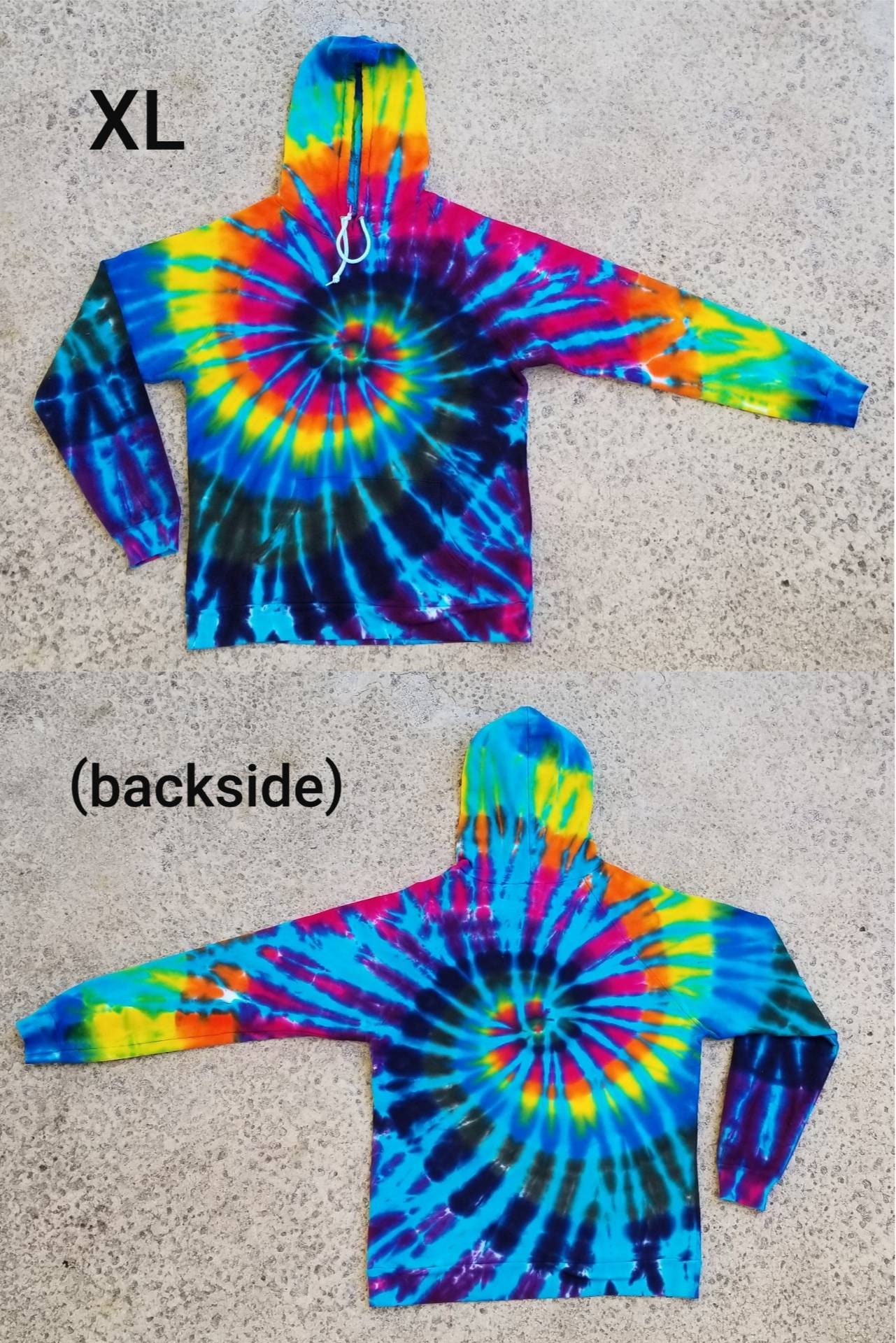 Green And Black Spiral Tie-dye Hoodie By RainbowMoonTieDye On Etsy