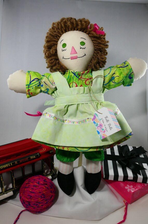 handmade raggedy ann doll