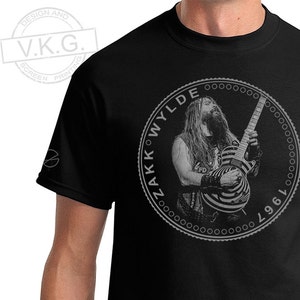Zakk Wylde Tshirt - Etsy Zakk Wylde Tshirt - Etsy
