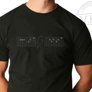 ACDC Guitar Chords t-shirt