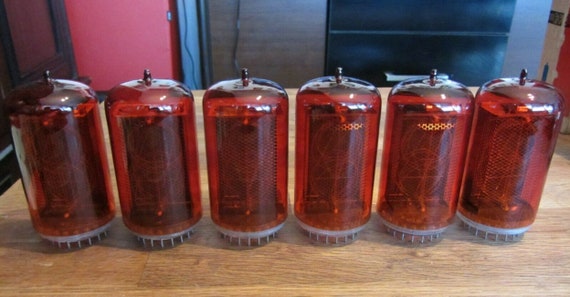 Set of 6 Nixie Tubes Z568M - Etsy
