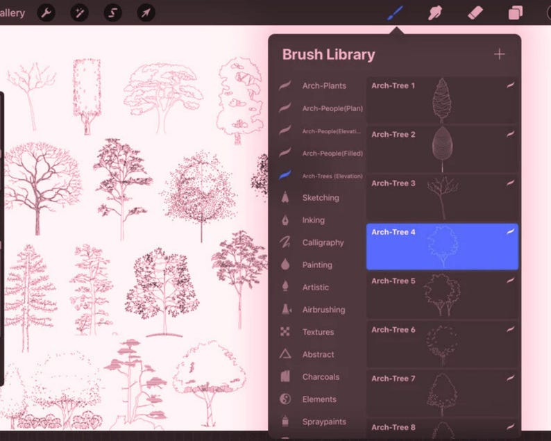 Procreate Architecture Brush
