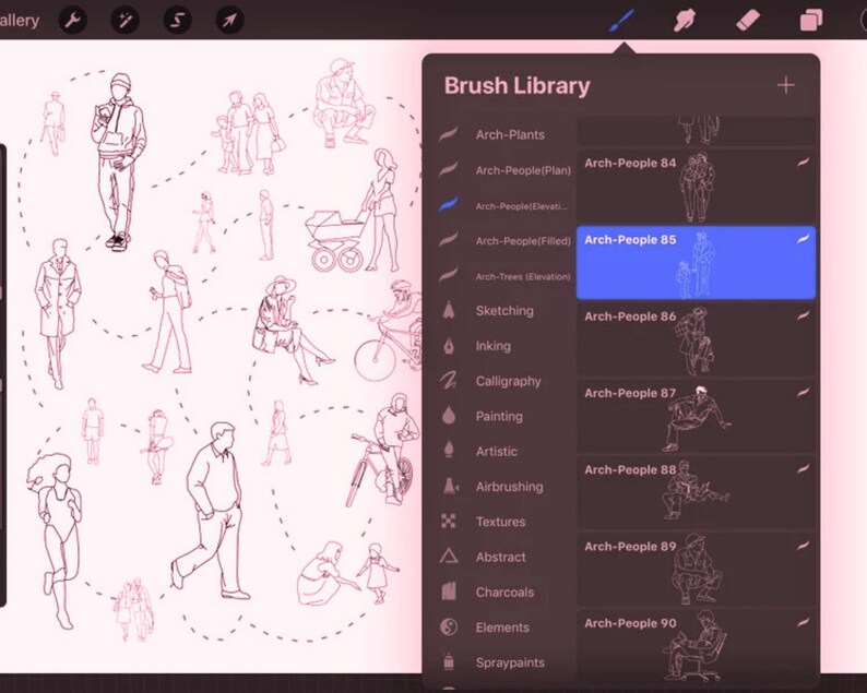 Procreate Architecture Brush