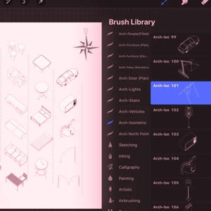 Procreate Architecture Brush