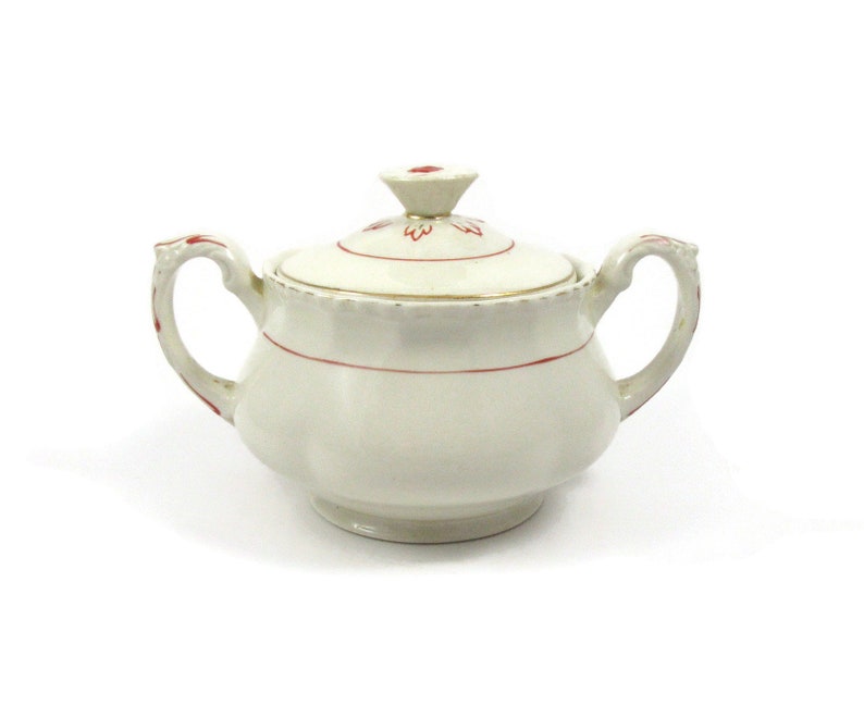 Creampetal Grindley England Vintage Ceramic Sugar Jar China Etsy