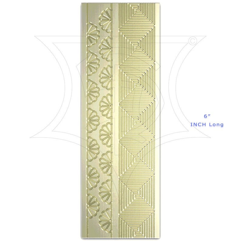 Flower Pattern Bracelet Texture Plate 962