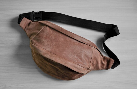 suede fanny pack