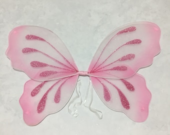 pink wings party gown