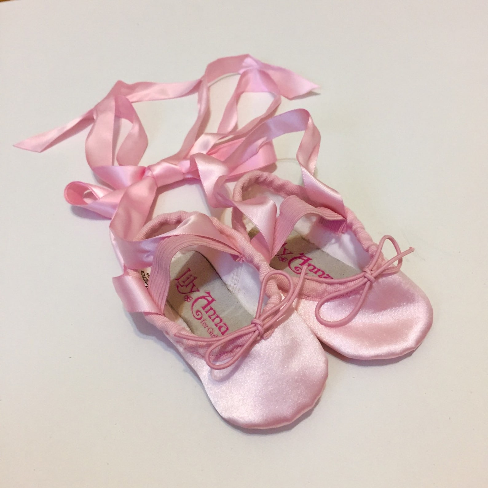 Baby Ballet Shoes Halloween Costume Pink Satin Slippers Etsy