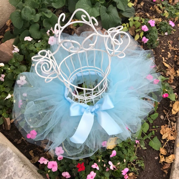 Blue Tutu Baby Girls Cake Smash Photo Props First Birthday Outfit Toddler Ballerina Costume Handmade Pixie Fairy Princess Dress-up Gift Set