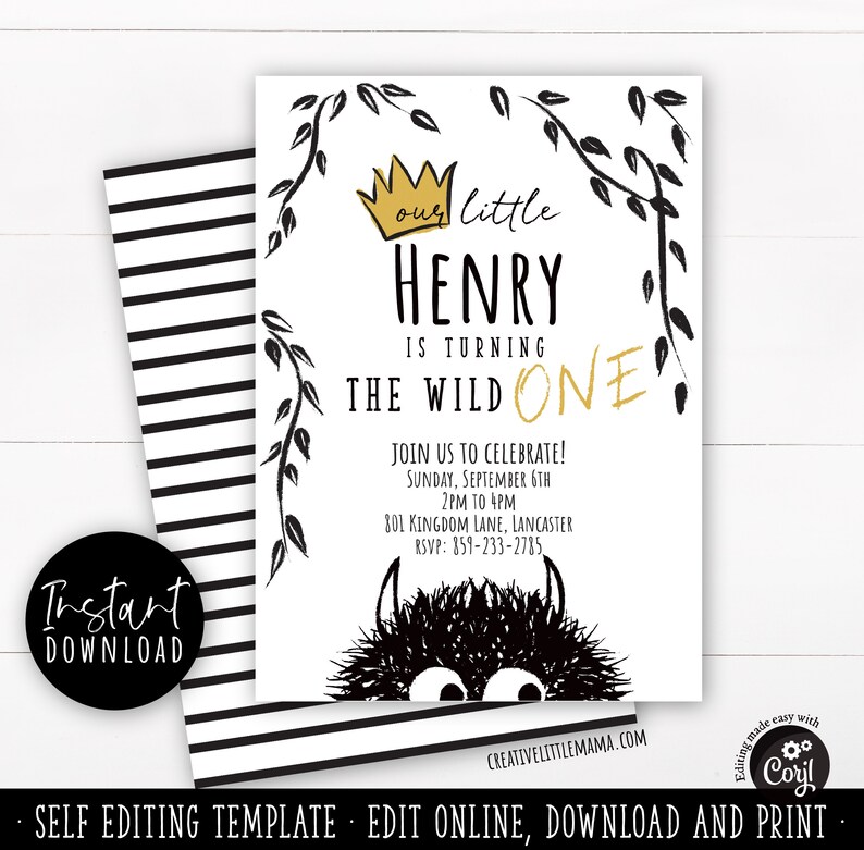  Wild One Invitation Template Free 