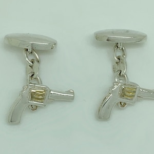 Boutons De Manchette Homme Dorés 12 Carats - Motif Soldat Romain Sculpté Sur Ormeau