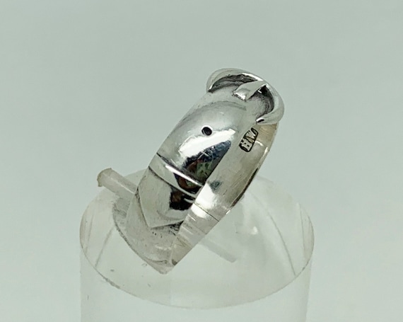 Antique Victorian 1882 English Sterling Silver Bu… - image 3