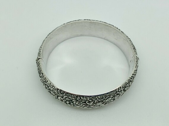 Rare Antique Chinese Export Sterling Silver Detai… - image 9