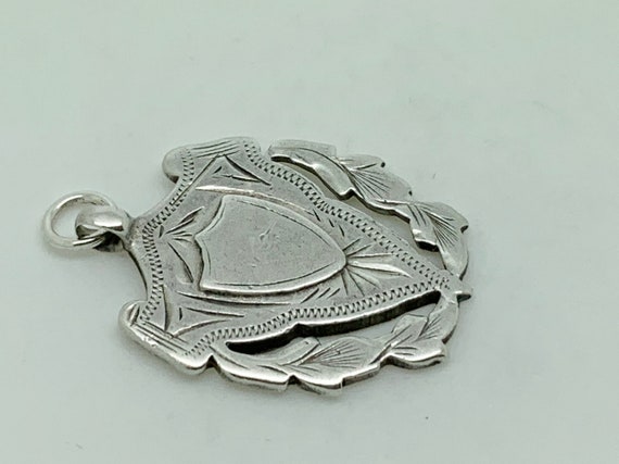 Antique 1911 English Sterling Silver Blank Unengr… - image 3