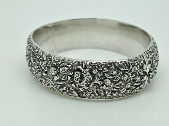 Rare Antique Chinese Export Sterling Silver Detai… - image 3