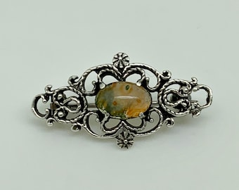 925 Argent - Broche, Broche de chasse victorienne en argent - Catawiki