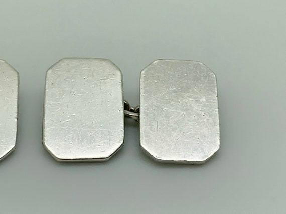 Vintage 1968 English Sterling Silver Plain Octago… - image 3