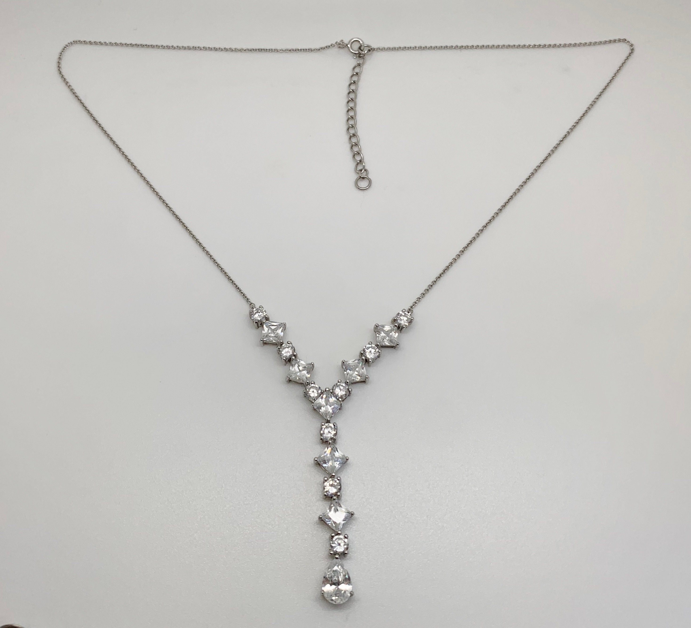 ネックレス・ペンダント STONEHENgE silver cubic necklace StoneHenge Silver Necklace SC1446 Silver925 Rose Gold Plated