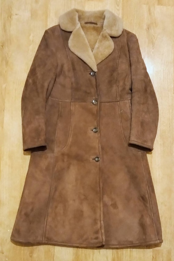 Sheepskin Penny Lane Long Coat Jacket