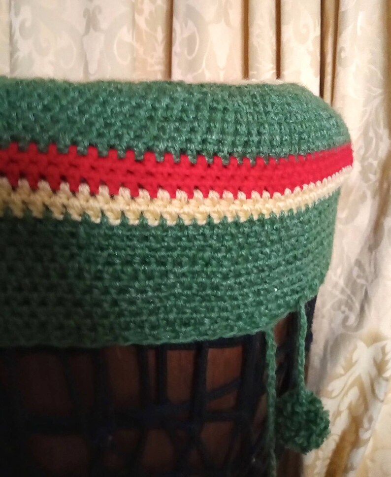 Crochet Djembe Drum Hat Cover