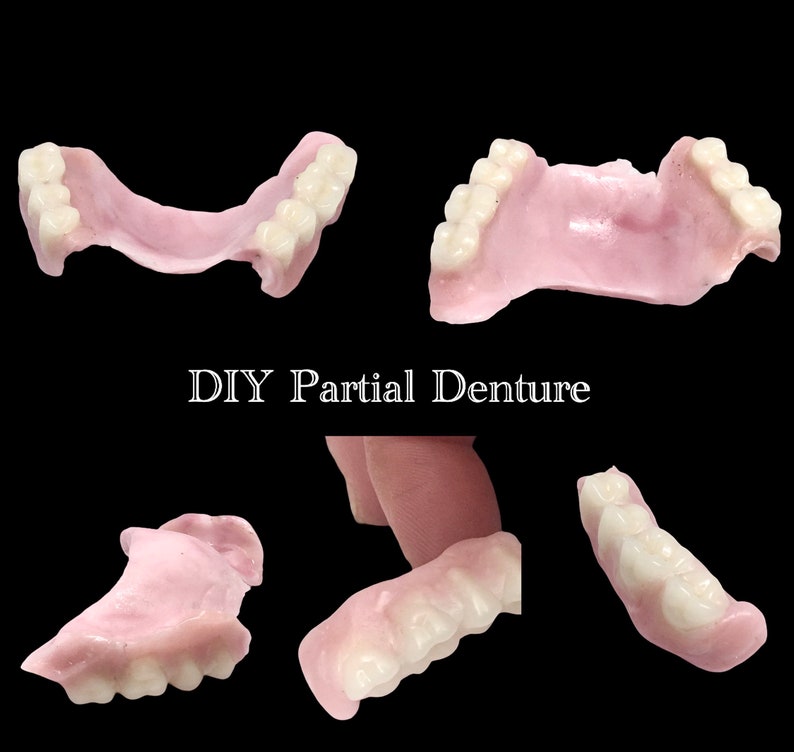 Do It Yourself Partial Denture Kit DIY Dental Bridge Flipper Etsy
