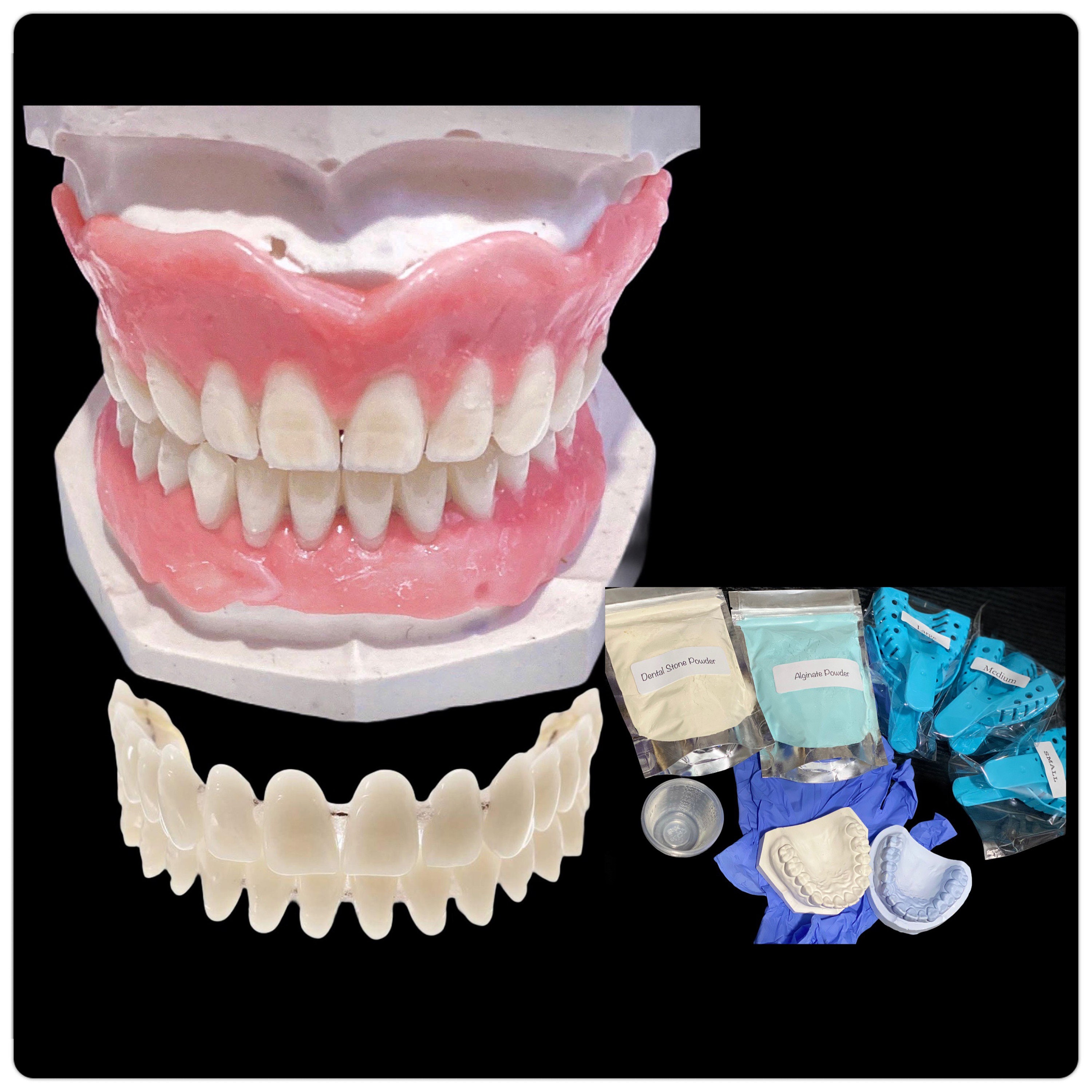Do It Yourself Denture Kit Alginate Dental Impression  - Alginate Den…