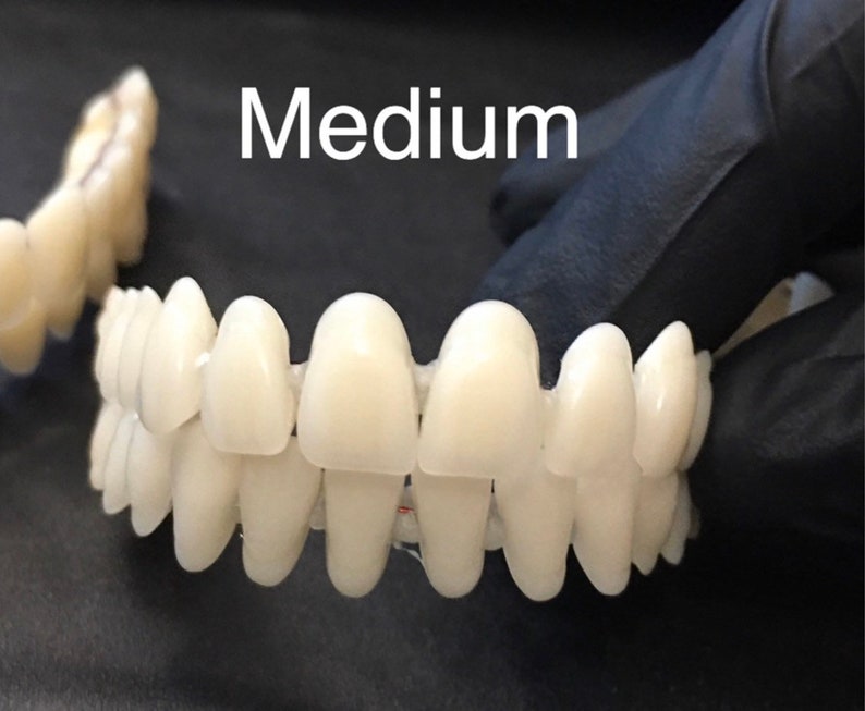 Acrylic Resin Denture Teeth Full Set False Teeth Upper Lower Etsy