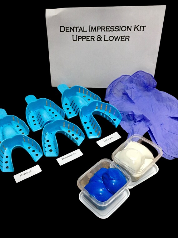 Do It Yourself Dental Putty Impression Kit Denture Molds and Etsy