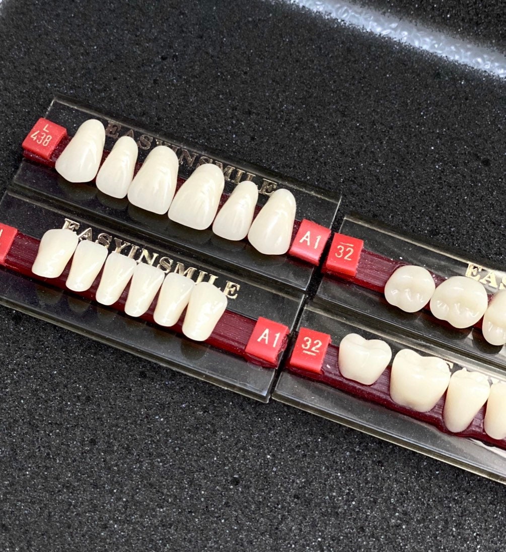 Acrylic Denture Teeth Set 28 A1 A2 A3 Replacement Teeth Etsy