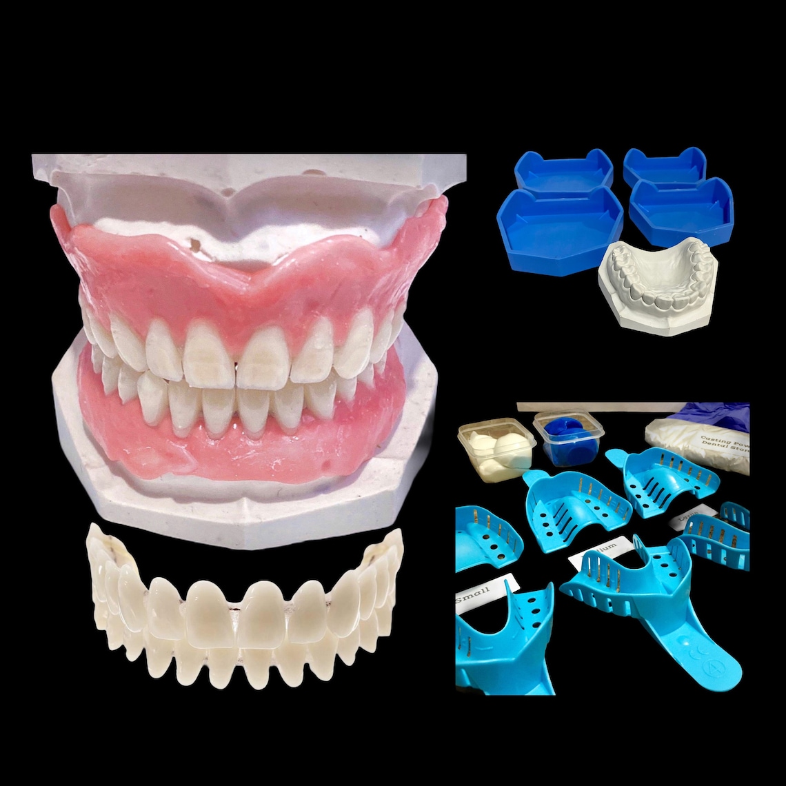 DIY Full Denture Kit_ HomeMade Denture_ Putty Impression_ Etsy