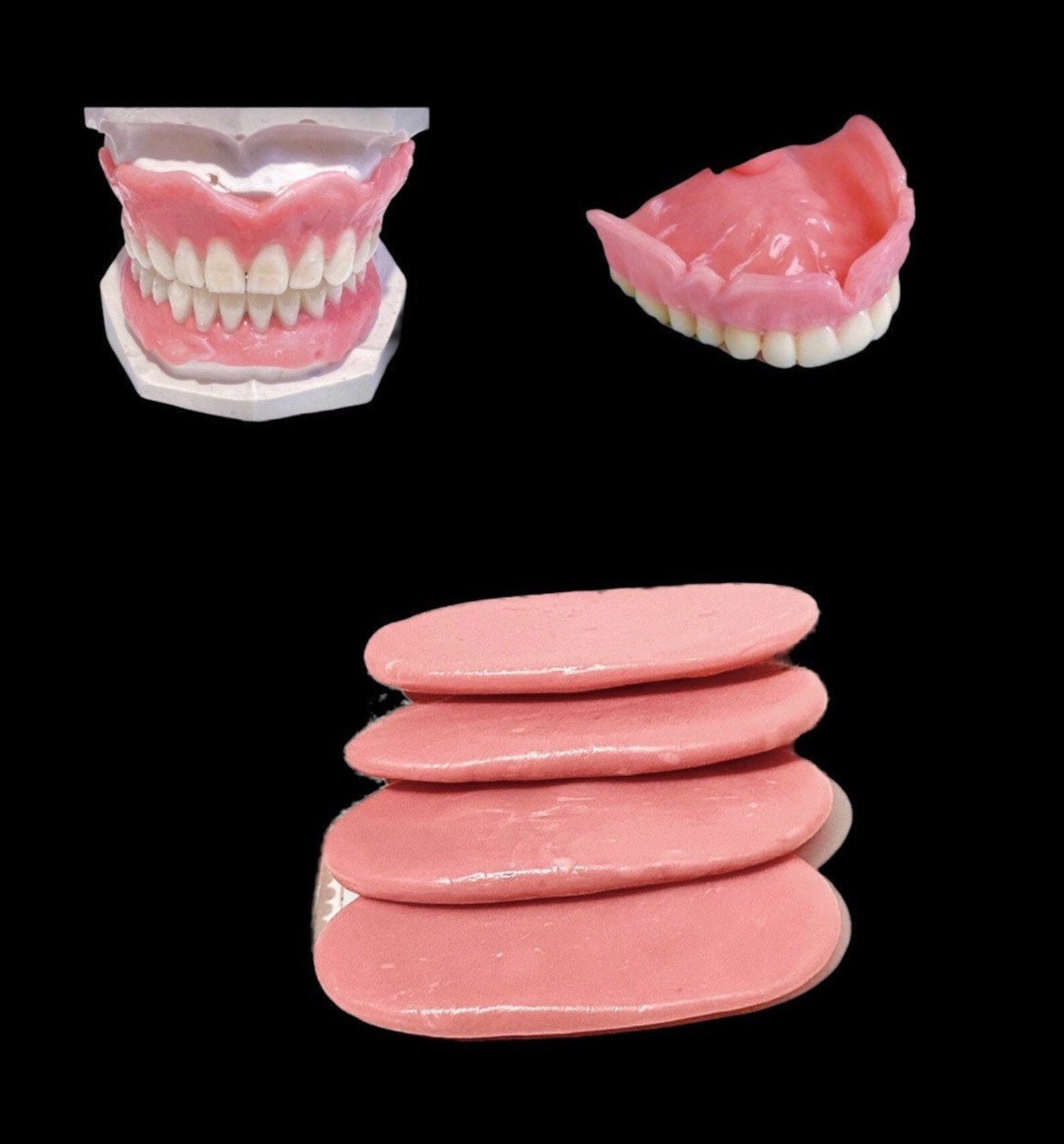 DIY Reline Denture Pink Gum Material Denture Teeth Gum Etsy