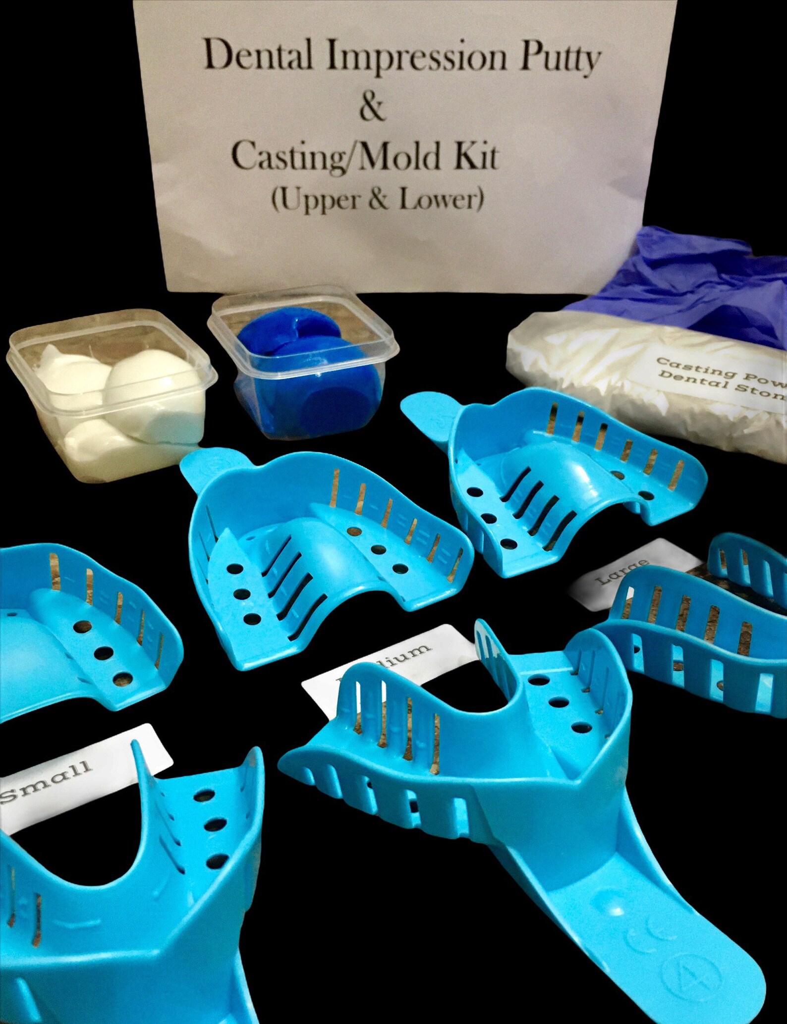 DIY Denture Kit Acrylic Teeth Dental Putty Impression Kit Etsy