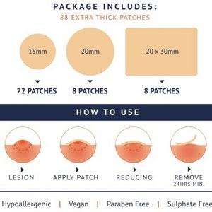 Mollenol Hydrocolloid Patches image 2