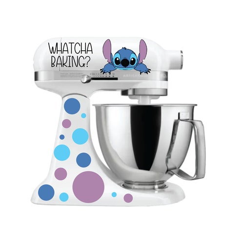 Coral & Red Watercolor Floral Stand Mixer Decal Set Fits Etsy