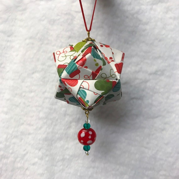 Origami Christmas Ornaments Applegreen Cottage