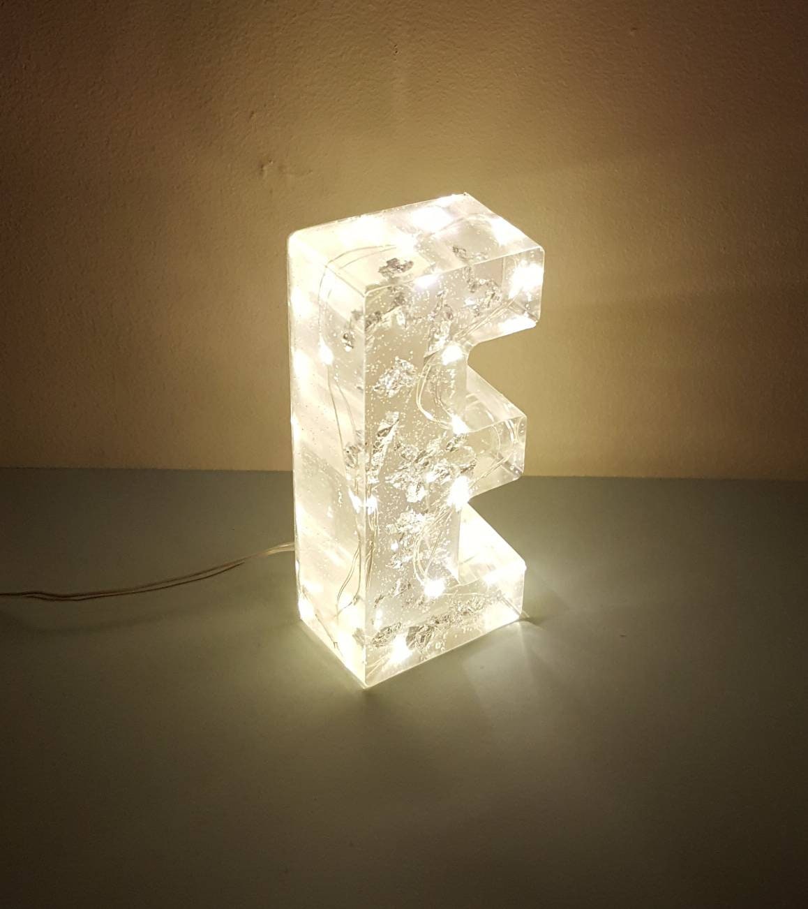 Light up Letters Large Letter Resin Lights Big Resin Etsy UK