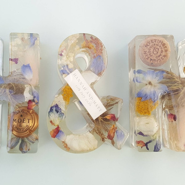 Wedding Flower Preservation Letter Keepsake, Bridal Bouquet Preservation