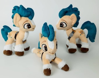 Hitch Trailblazer my little pony plush toy gen5, mlp, personalized toy, mlp keychain, mlp commission, mlp party, pony custom, plush pony
