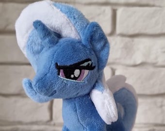 Peluche de Trixie Lulamoon – Peluche de My Little Pony hecho a mano, juguete coleccionable de MLP para fans.