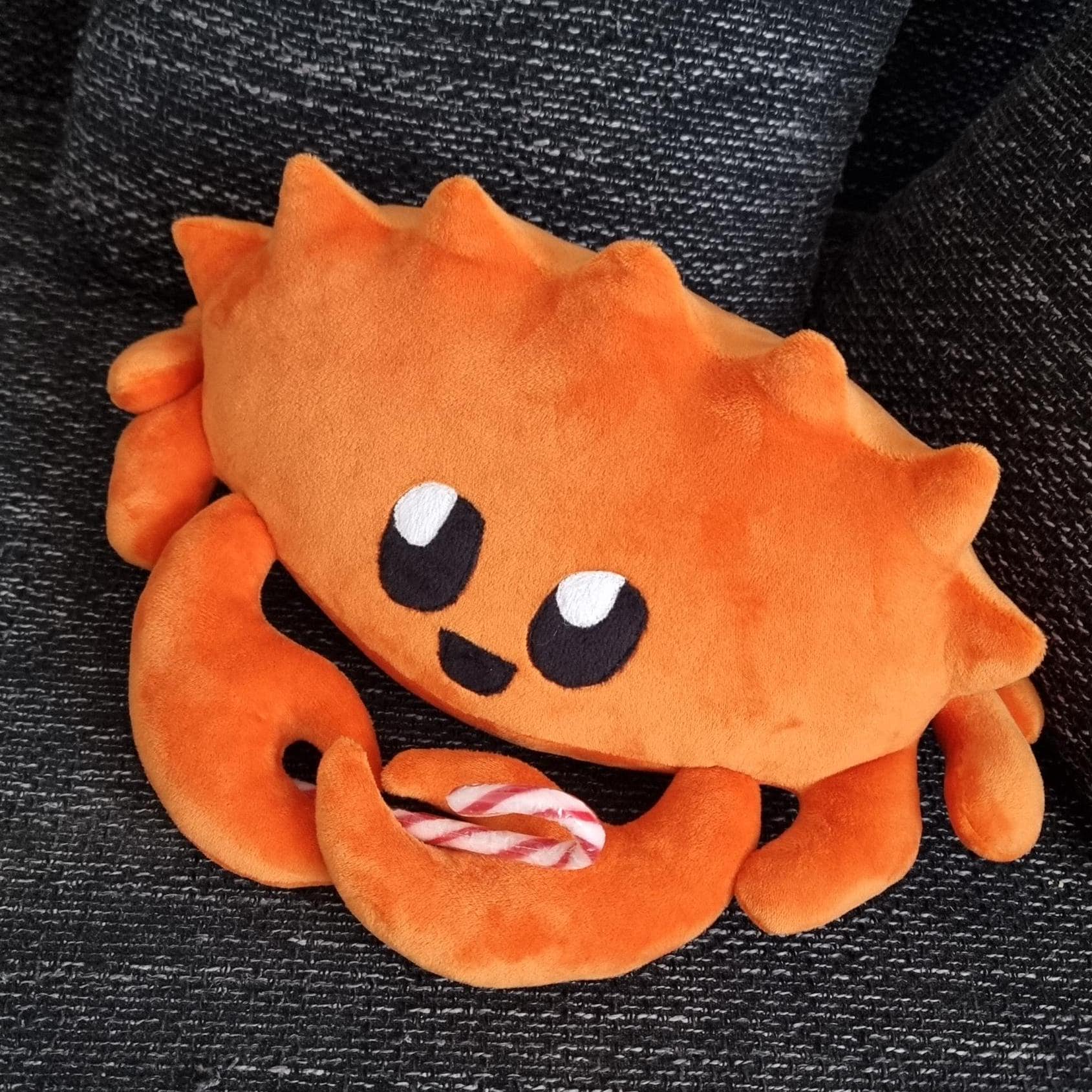 Ferris the Crab Plushie: Handmade Orange Rust Mascot, Rustacean ...