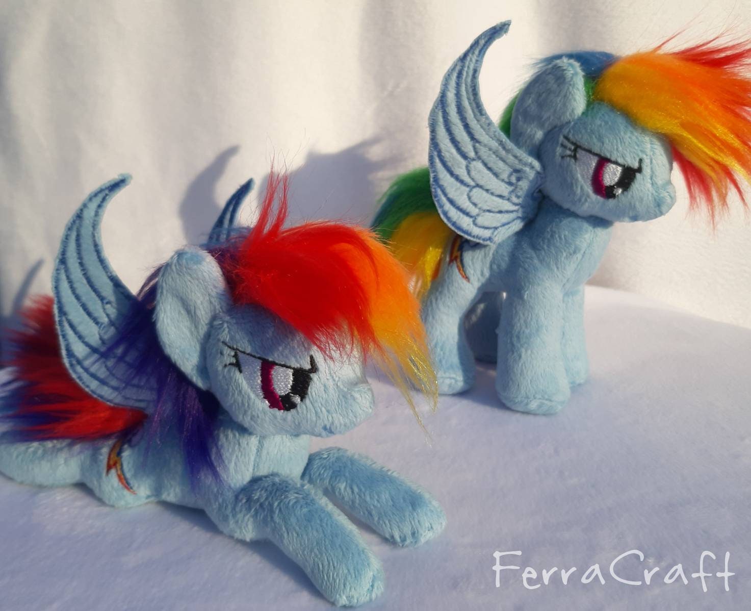 big rainbow dash plush