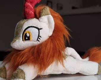 Handmade kirin Autumn Blaze mini Plushie: My Little Pony collectible figure for funs, mlpg4
